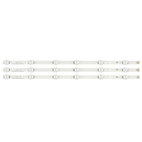 Kit 3pcs led strips for - strips,