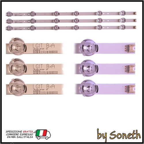 Kit barre led per 32 - barre, tv