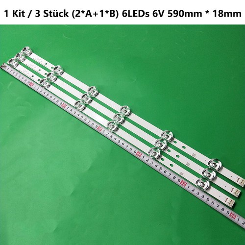 3pz strisce led per - per, drt